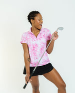 Rosé Fairway Women's Golf Polo - Yatta Golf