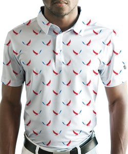 Ryde'r Die USA Golf Polo. LIMITED EDITION.