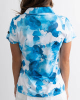 Sapphire Splash Women's Golf Polo - Yatta Golf