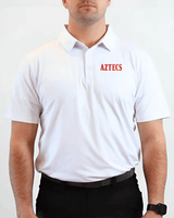 SDSU White Polo - Yatta Golf