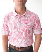 Shaka Life Polo Cancer Awareness Edition - Yatta Golf