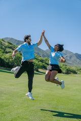 Sky Puff Golf Polo - Yatta Golf