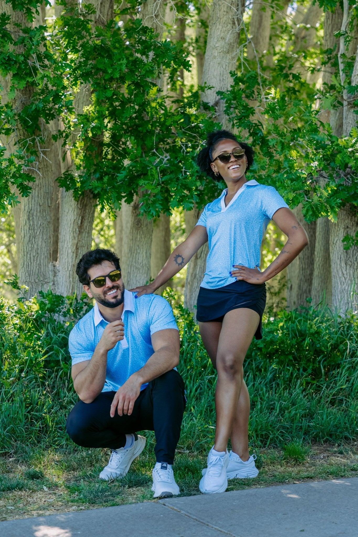 Sky Puff Women's Golf Polo - Yatta Golf