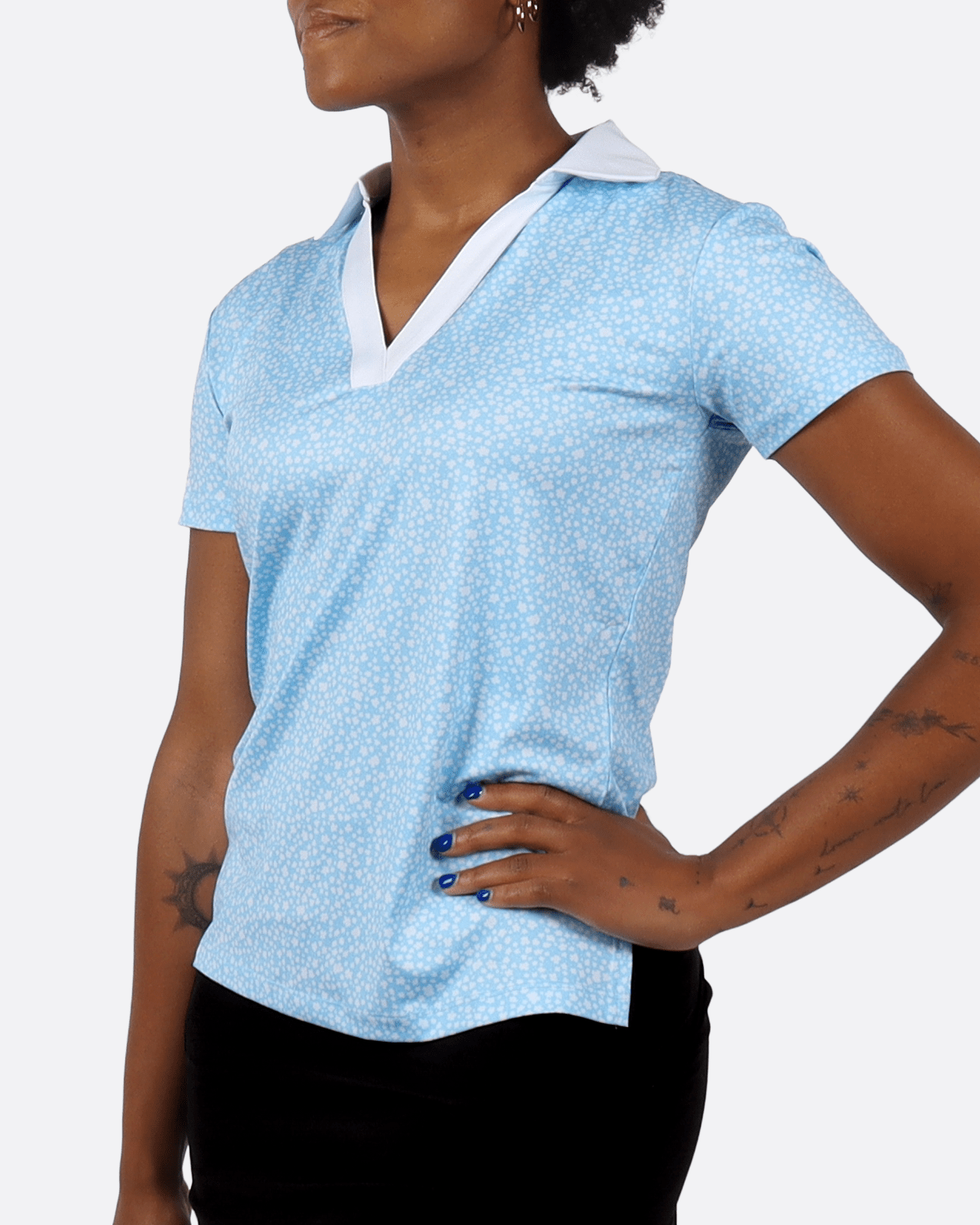 Sky Puff Women's Golf Polo - Yatta Golf