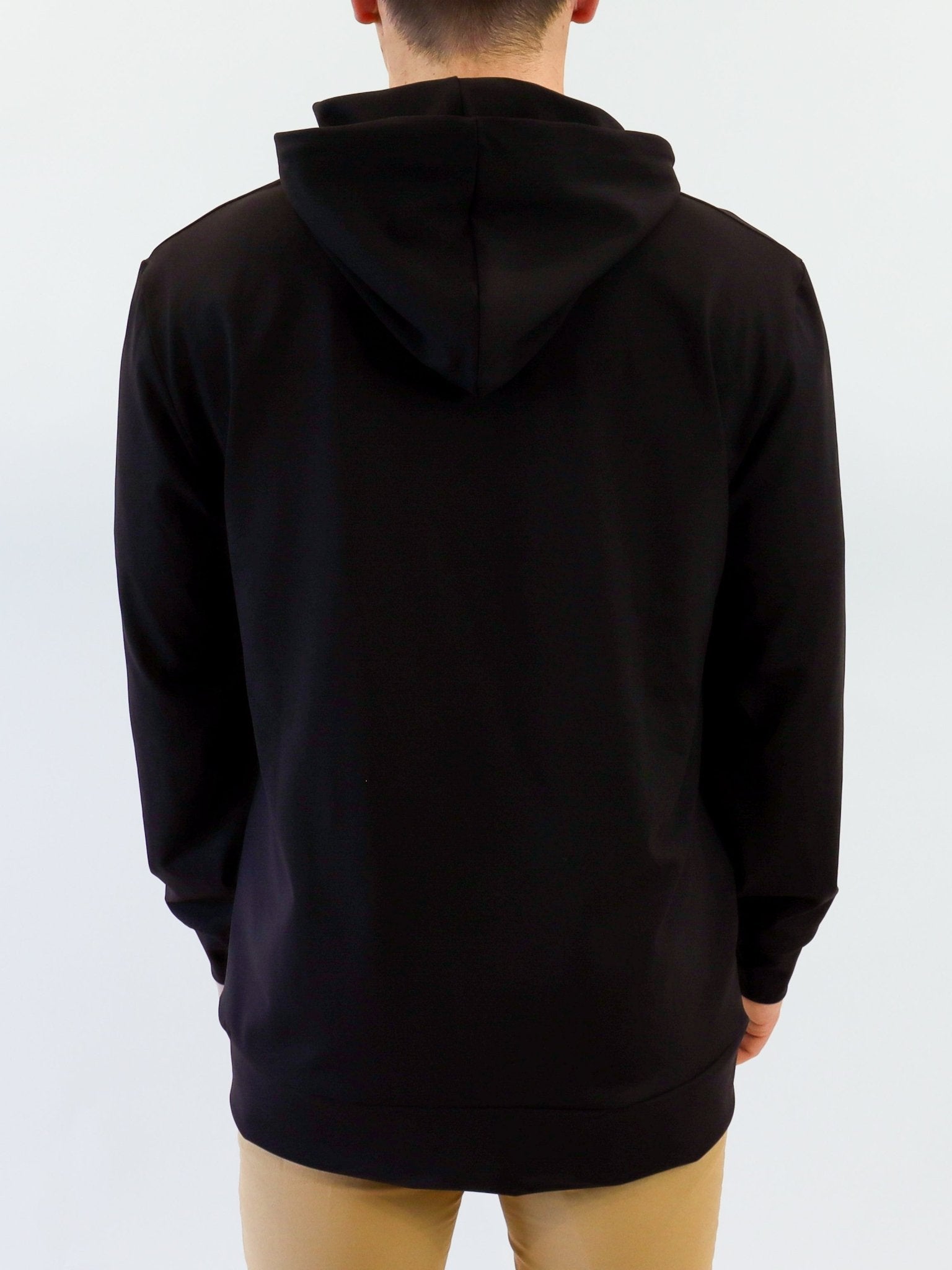 Solid Black Hoodie - Men's - Yatta Golf