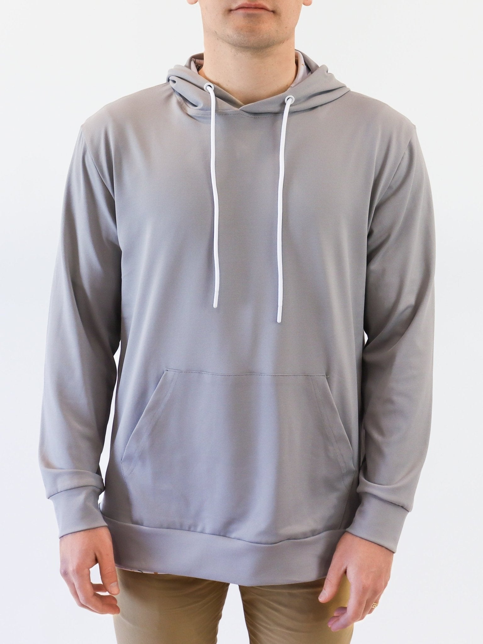 Solid Grey Hoodie - Men's - Yatta Golf