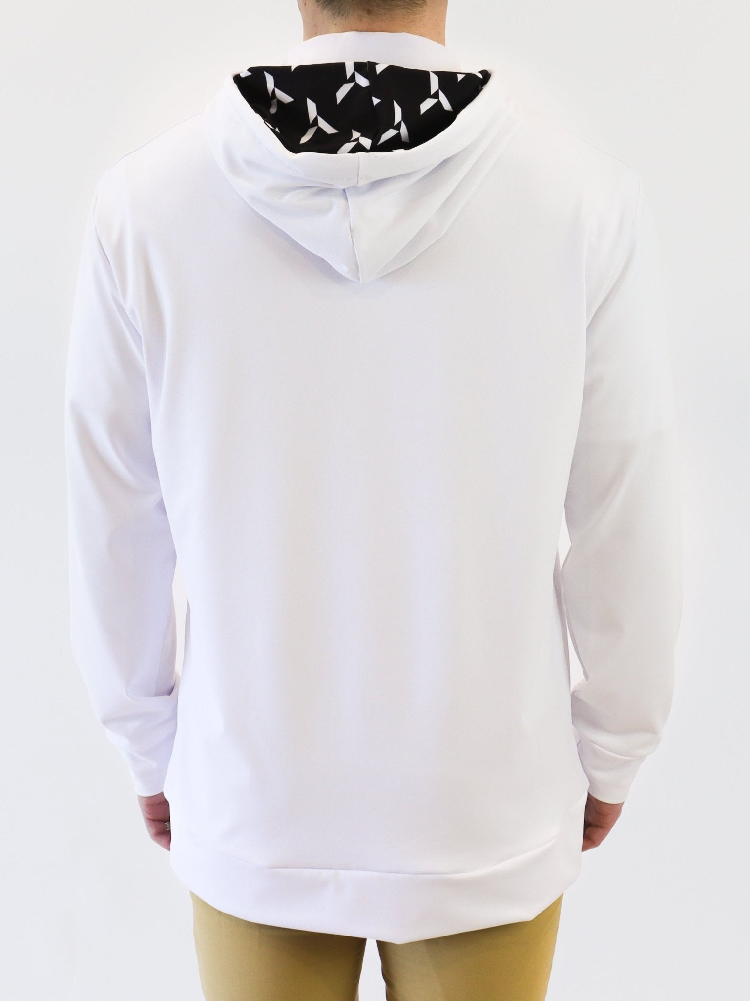 Solid White Hoodie - Men's - Yatta Golf