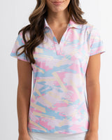 Spring Track Women's Golf Polo - Yatta Golf