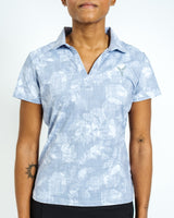 Stormy Greens Women's Golf Polo - Yatta Golf