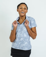 Stormy Greens Women's Golf Polo - Yatta Golf