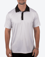 Subtle Cream Golf Polo - Yatta Golf