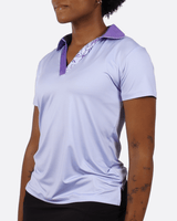 Subtle Dahlia Women's Golf Polo - Yatta Golf