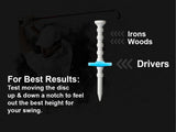 Telos Adjustable Golf Tees - Yatta Golf