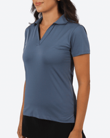 The Navy Women's Golf Polo - Yatta Golf