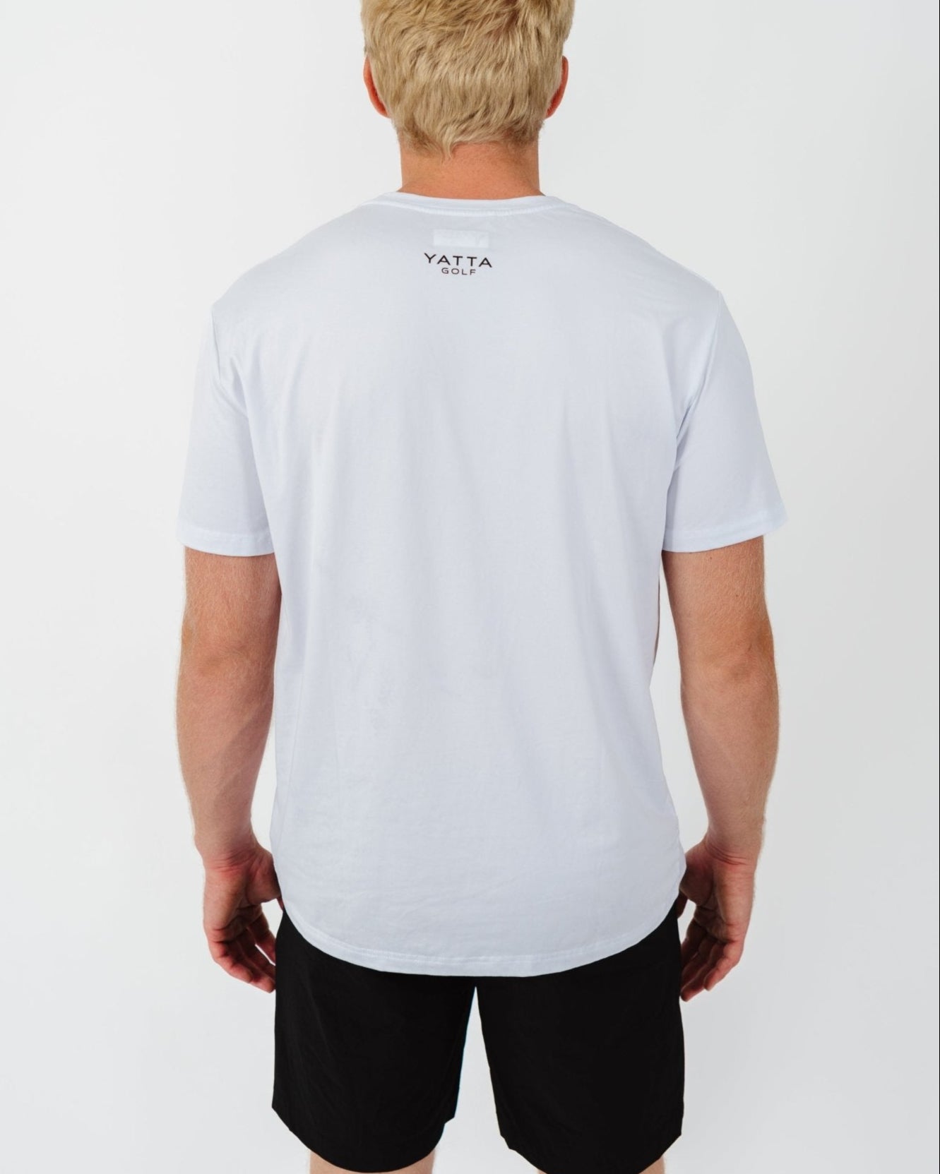 White T-Shirt | Soft Performance Fabric | By Yatta – Yatta Golf
