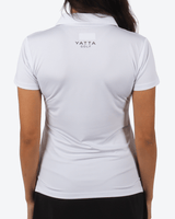 The White Women's Golf Polo - Yatta Golf