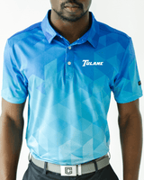 Tulane Baby Fade Polo - Yatta Golf