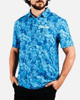 Tulane Floral Surf Polo - Yatta Golf