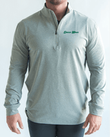 Tulane Light Grey Quarter Zip - Yatta Golf