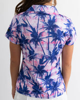 Twilight Tee Time Women's Golf Polo - Yatta Golf