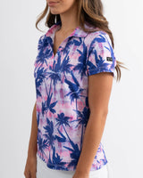 Twilight Tee Time Women's Golf Polo - Yatta Golf