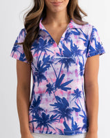 Twilight Tee Time Women's Golf Polo - Yatta Golf