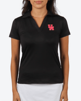 U of H Black Women's Polo - Yatta Golf