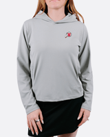U of U Gray Daybreak Women's Hoodie - Yatta Golf