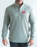 UNM Light Grey Quarter Zip - Yatta Golf
