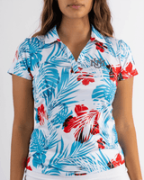UNM Red White & Beaches Women's Polo - Yatta Golf
