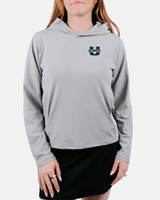 USU Grey Daybreak Women's Hoodie - Yatta Golf