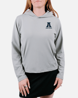 USU Grey Daybreak Women's Hoodie - Yatta Golf