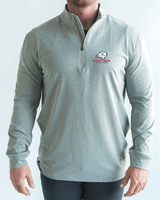 UT Light Grey Quarter Zip - Yatta Golf