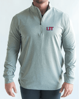 UT Light Grey Quarter Zip - Yatta Golf