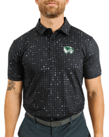 UVU Black Glitter Polo - Yatta Golf