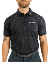 UVU Black Glitter Polo - Yatta Golf