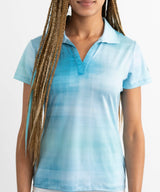 Vintage Blue Women's Golf Polo
