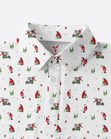 White Santa Swing Golf Polo | Pre-Order - Yatta Golf