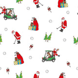 White Santa Swing Women's Golf Polo | Pre-Order - Yatta Golf