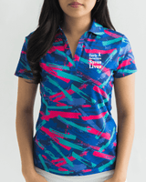 Women's 8 - Track Polo Cancer Awareness Edition - Yatta Golf