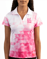 Women's Baby Fade V2 Polo Cancer Awareness Edition - Yatta Golf