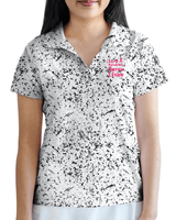 Women's Cookies & Cream Polo Cancer Awareness Edition - Yatta Golf