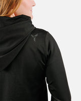 Women's Daybreak Performance Hoodie - Black - Yatta Golf