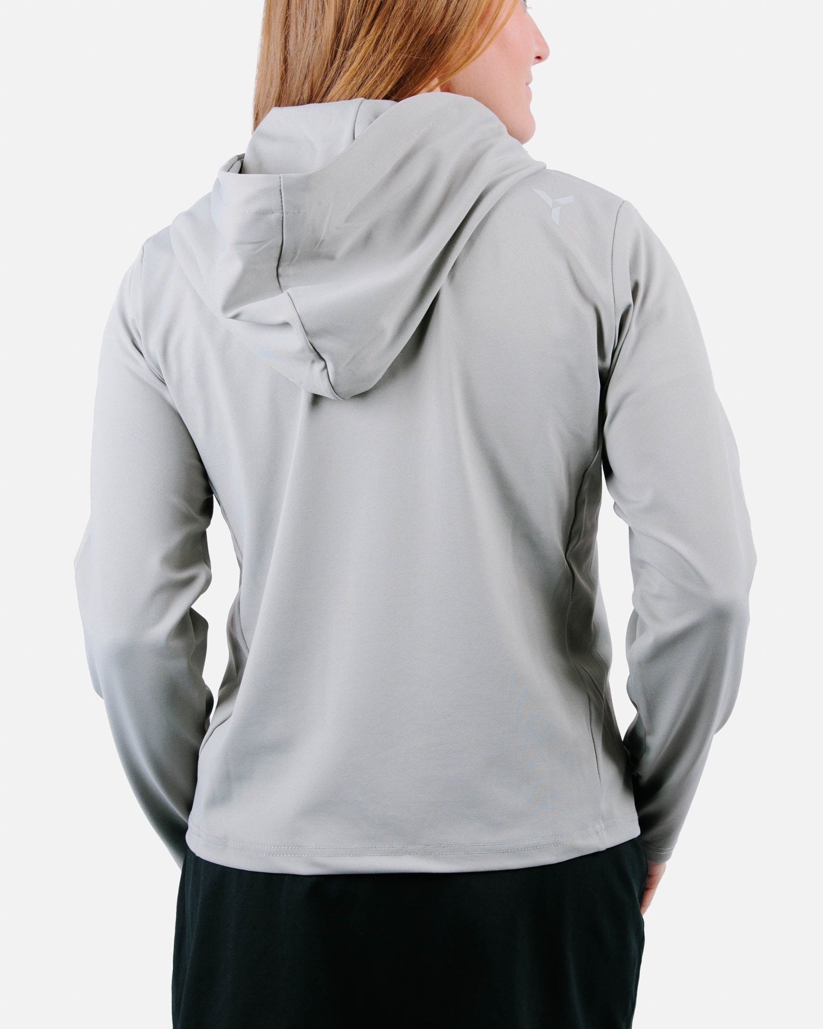 Women's Daybreak Performance Hoodie - Grey - Yatta Golf