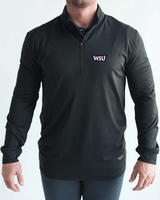 WSU Black Quarter Zip - Yatta Golf