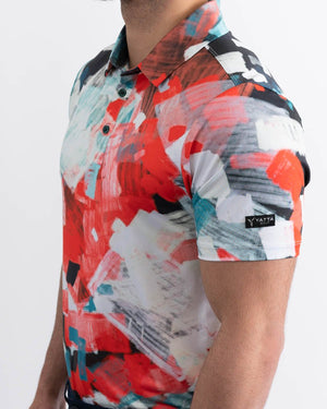 Abstract Golf Polo - Yatta Golf