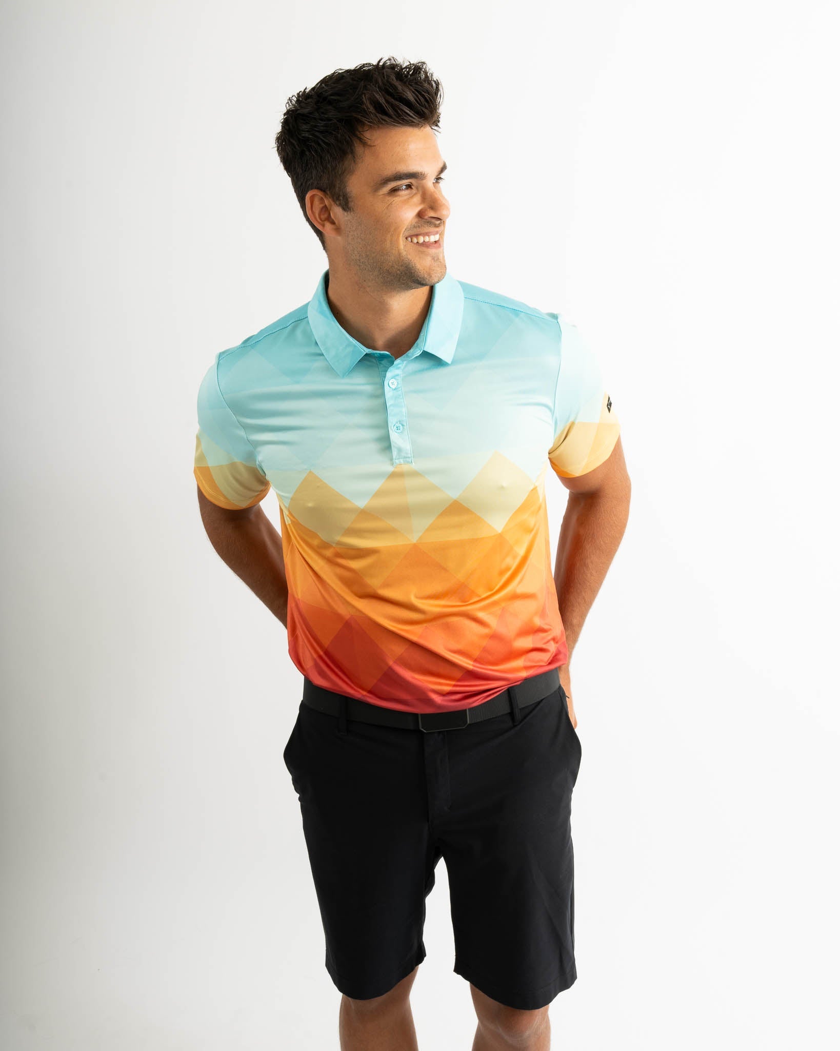 Mens Sunset Polo - Great Golf Only Seriously Polos. Yatta – Sunset. Arizona $39.95