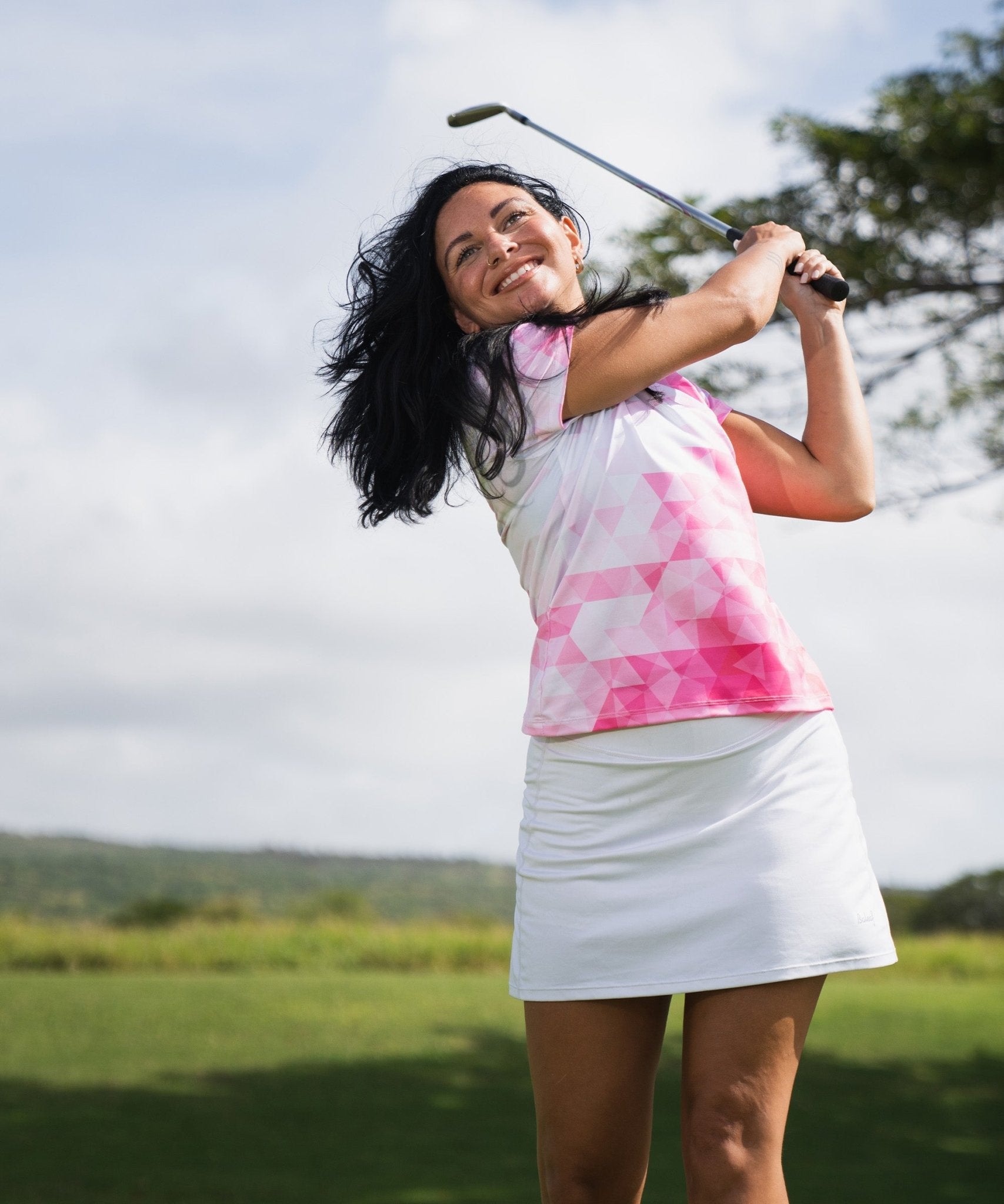 Baby Fade V2 Women's Golf Polo - Yatta Golf