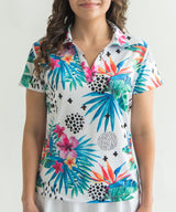 Birdies of Paradise Women's Golf Polo - Yatta Golf