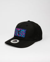 Black 8-Track Golf Hat - Yatta Golf